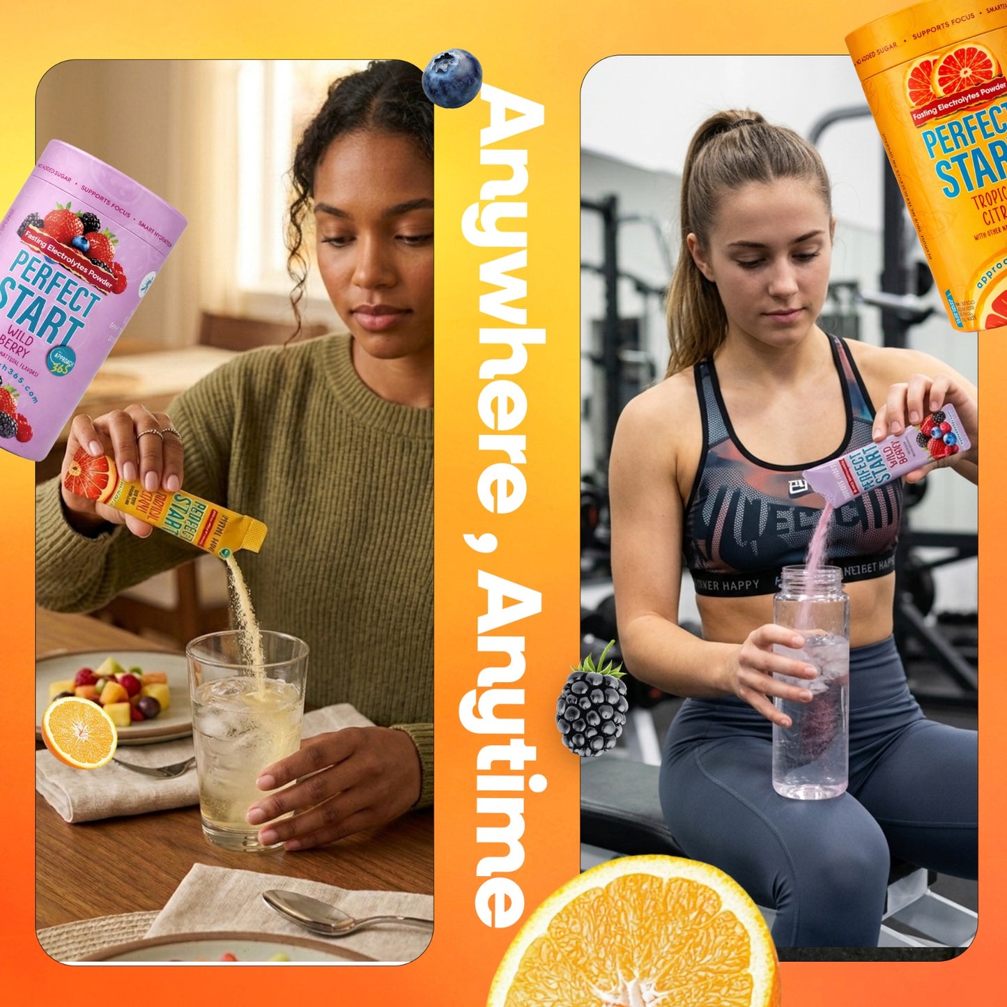 Triple Hydration – 2 Tropical Citrus, 1 Wild Berry+ FREE WATER BOTTLE