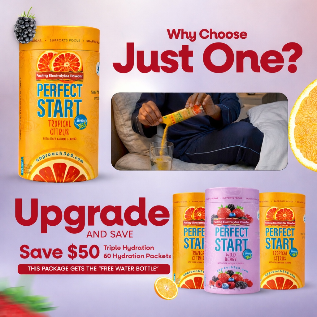 Triple Hydration – 2 Tropical Citrus, 1 Wild Berry+ FREE WATER BOTTLE
