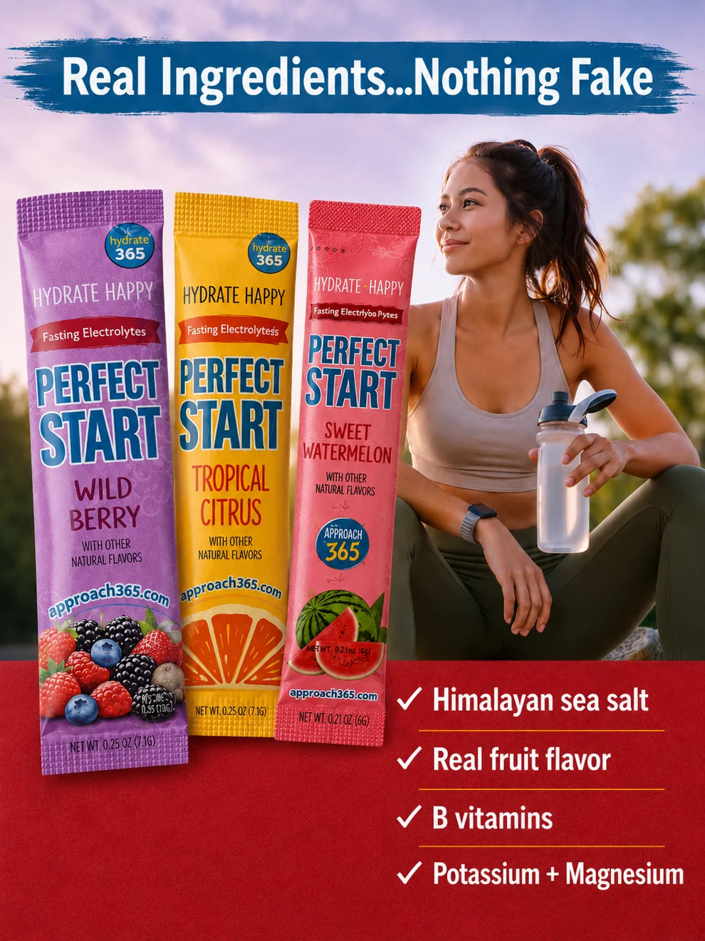 Triple Hydration – 1 Wild Berry, 1 Tropical Citrus, 1 Watermelon
