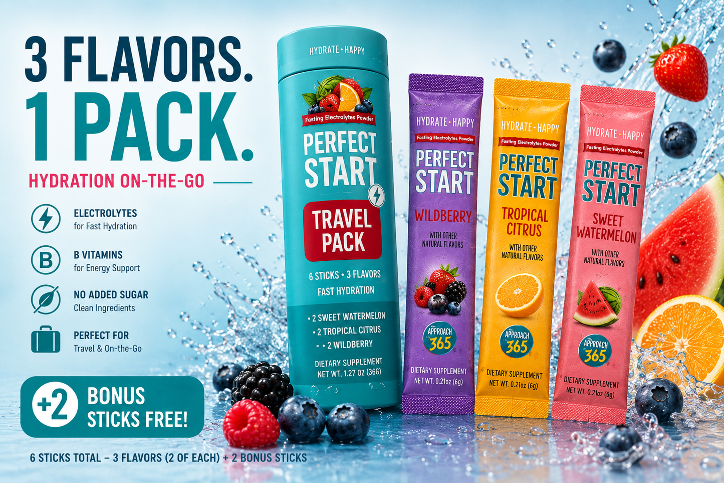Travel Pack – 6 Sticks+ 2 FREE