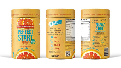 Perfect Start Electrolytes - Tropical Citrus - PRE-ORDER
