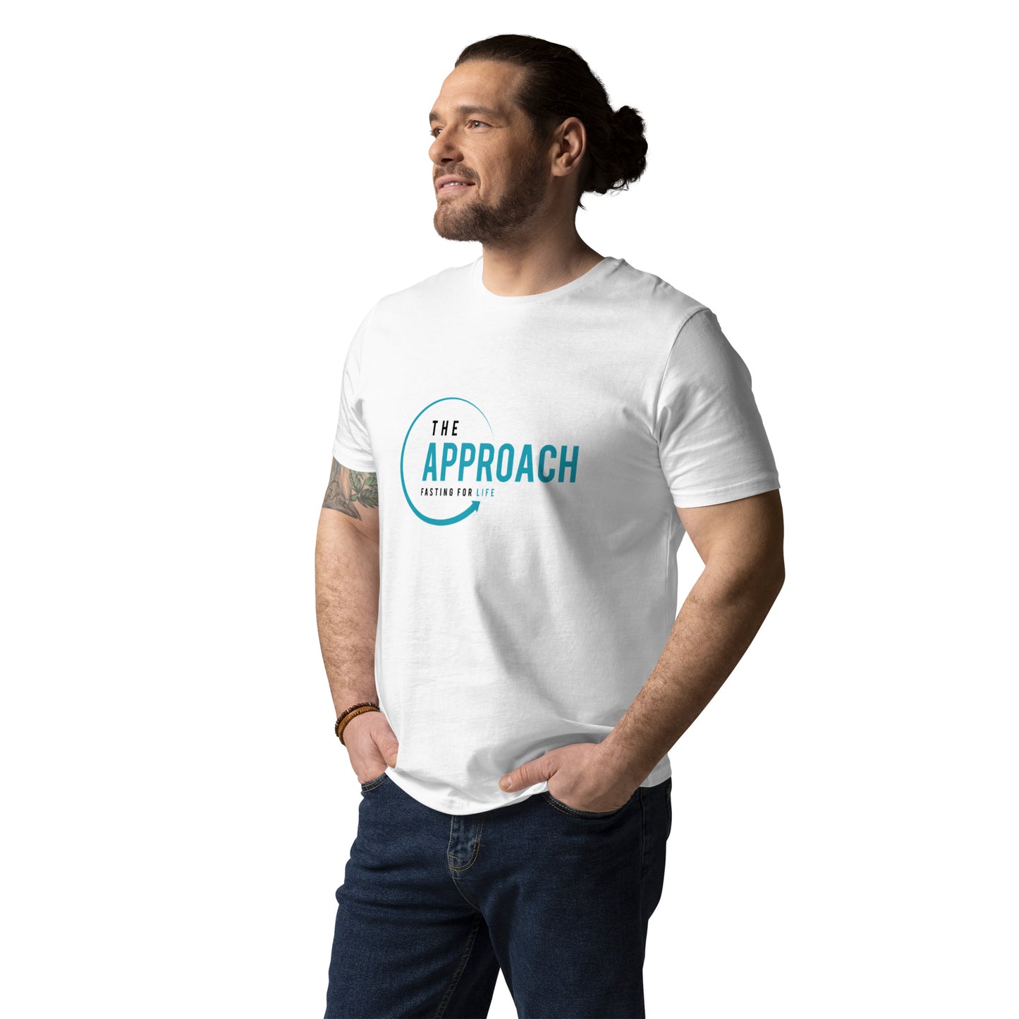 The Approach Unisex White Tee